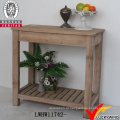 3 Gavetas Shabby Wood Console Table Branco